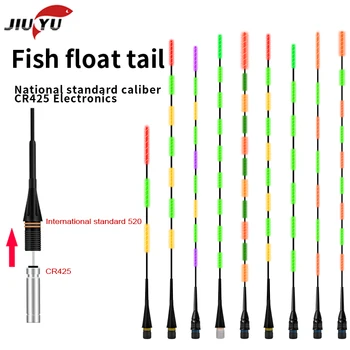1Pcs Super Šviesus Naktį Žvejybos LED Smart Plūdės Viršuje Šviesos Itin Jautrių Elektroninių Plūdės Plūduro Lauko Žvejybos Reikmenys