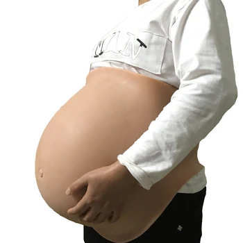 Dvyniai 8~10 mėnesių netikrą nėščios pilvo silikono kūdikių guzas realus super didelis 7900g