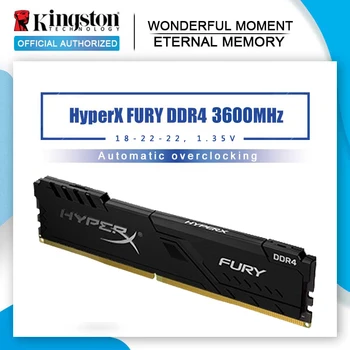 Kingston HyperX Fury Atminties modulis ddr4 ram 16g 32g 3600MHz memoria ram staliniams