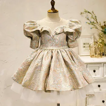 Kūdikių Ispanijos Lolita Princess Kamuolys Suknelė Duobute Dizaino Gimtadienio Krikštynų Suknelės Mergaitėms Velykų Eid A1353