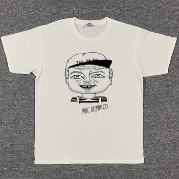 Mac Demarco T-Shirt Vyrai Animacinių Filmų Spausdinimo 100 Medvilnės T Marškiniai, Didmeninė Atsitiktinis Marškinėliai Vyrams Trumpomis Rankovėmis Basic Marškinėliai