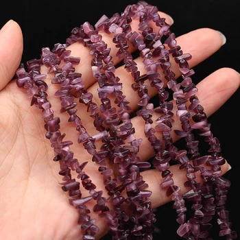 Natūralus akmuo, pusbrangis akmuo violetinis agatas nereguliarus krištolo akmens Papuošalai Priėmimo 