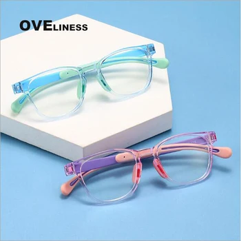 Optinis Vaikams, akiniai rėmeliai, skirti berniukui, mergina vaiko TR90 akinių rėmeliai Trumparegystė Recepto akiniai akiniai Akinių 2021
