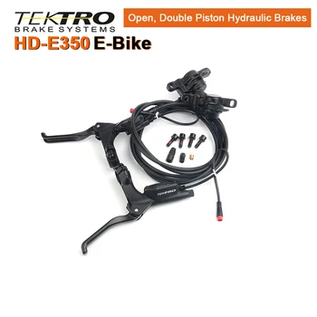 TEKTRO E350 E-dviratis, Hidrauliniai Stabdžiai Priekyje gale 900/1850mm eBike Diskiniai Stabdžiai Išjungimo Svirtis 180/160mm Rotorius, Motoroleris, Dviratis Dalims