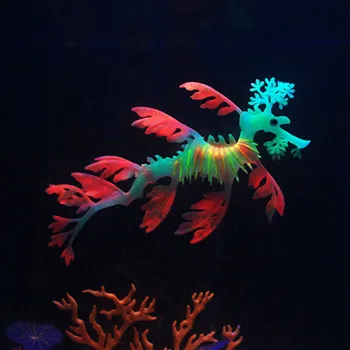 Šviesos Žėrintis Silikono, Dirbtinių Jūros Drakonas Akvariumo Apdaila Žuvų Bakas Dekoro Akvariumas Povandeninis Laivas Ornamentu