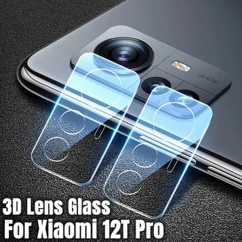 2VNT 3D Objektyvo Stiklas Xiaomi 12T Pro 12S Pro Kameros Ekrano apsaugos Xiaomi 11T Pro 12S Ultra 12 Lite 12Pro 12T pro Stiklo