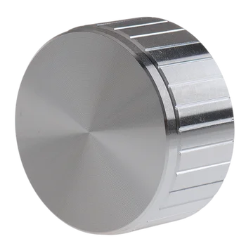 40 X 19mm Potenciometras Encoder Knob Garso Garsumo Valdymo Mygtukai ant 6mm objektyvų žiedą Veleno（Nėra Rodyklės, Ženklai) Sidabro