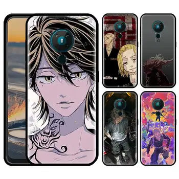 Anime Tokyo Revengers Silikoninis Telefono dėklas, skirtas Nokia C30 XR20 X10 X20 G10 G20 C10, C20 Prabanga Padengti 7.2 5.4 5.3 3.4 1.4 Coque