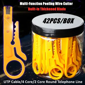 Aukštos Kokybės Multi-funkcija šveitimas vielos pjovimo tinklo UTP kabelis RJ45 4-core/core 2 turas telefono lin Užspaudimo lengvųjų frakcijų pašalinimo įrenginio