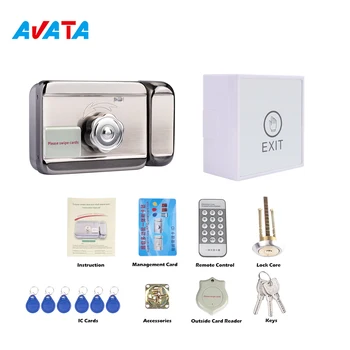 Avavta Smart Elektroninis Užraktas Su IC Klavišus ir 3A maitinimo prieigos kontrolės, Vaizdo Domofonas Palaikymo Sistema Nuotolinis Atrakinimas