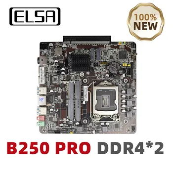 ELSA B250 PRO Mini ITX Motininę LGA 1151 Dual Channel DDR4 Paramos Core i3/i5/i7 CPU Diskrečiųjų Grafika Kortelės Lizdas Nauja