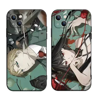Loid Klastotojas Ania Yor Klastotojas Spy x Šeimos Anime Minkštos TPU Stiklo Telefono dėklas skirtas IPhone SE 6s 7 8 Plus X Xr Xs 11 12 13 Mini Pro Max