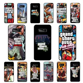 MaiYaCa GTA (Grand Theft Auto Racing šaudymo Žaidimas, Telefono dėklas, skirtas Samsung Note 5 7 8 9 10 20 pro plus lite ultra A21 12 02