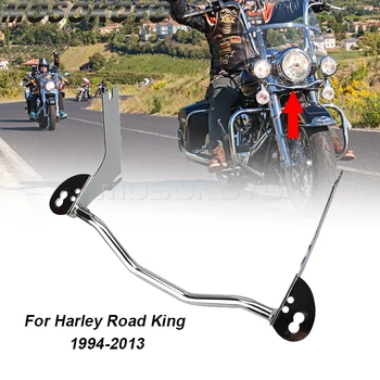 Motociklo Rūko žibintų Laikiklis Bamperio Pagalbiniai Įdiegti Lempos Rėmelis, Skirtas Harley 