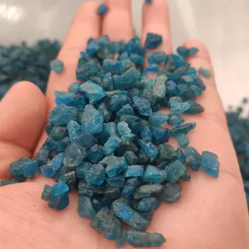 Natūralus mažo dydžio, Žalias Mėlynas Apatite gydomųjų Akmenų, Kristalų, Mineralai, žvyras ir Akmenys, Grubus Akmuo