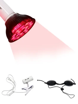 Raudonos Šviesos Terapijos Lempa 54W LED Infraraudonųjų spindulių Šviesos Terapijos Prietaisas 630nm 660nm 810nm 830nm 850nm Skausmą, RAUDONAS LED Augti Lemputes