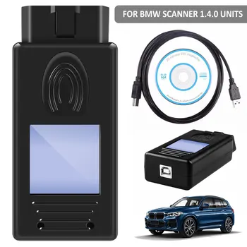 Scanner 1.4.0 Programuotojas BMW Profesionalus Diagnostikos Skaitytuvas Multi-Funkcija USB Diagnostikos Sąsaja Atrakinti Įrankių Rinkinys