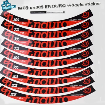 Tinka kalnų dviračių varantys nustatyti lipdukų MTB En305 ENDURO ratus lipdukai Pvc atsparus vandeniui ir dėvėjimuisi atsparios etiketės