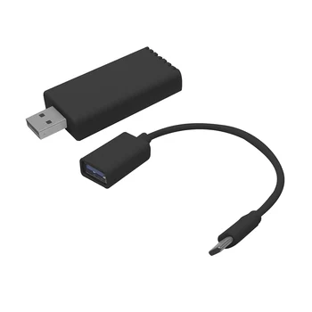 USB Bevielio Smart Link Auto Prijunkite Raktą Carplay Adapteris Multimedia Player Dongles Juodas iPhone 6