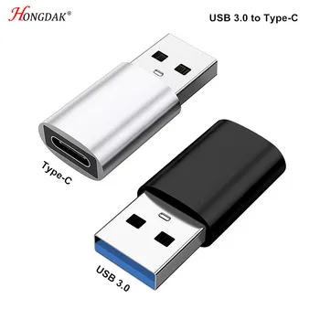 USB Tipo C OTG Adapteris USB 3.0 Male Tipo C Moterų Konverteris, Skirtas Macbook Pro Mobiliųjų Telefonų Priedai 2 Spalvos